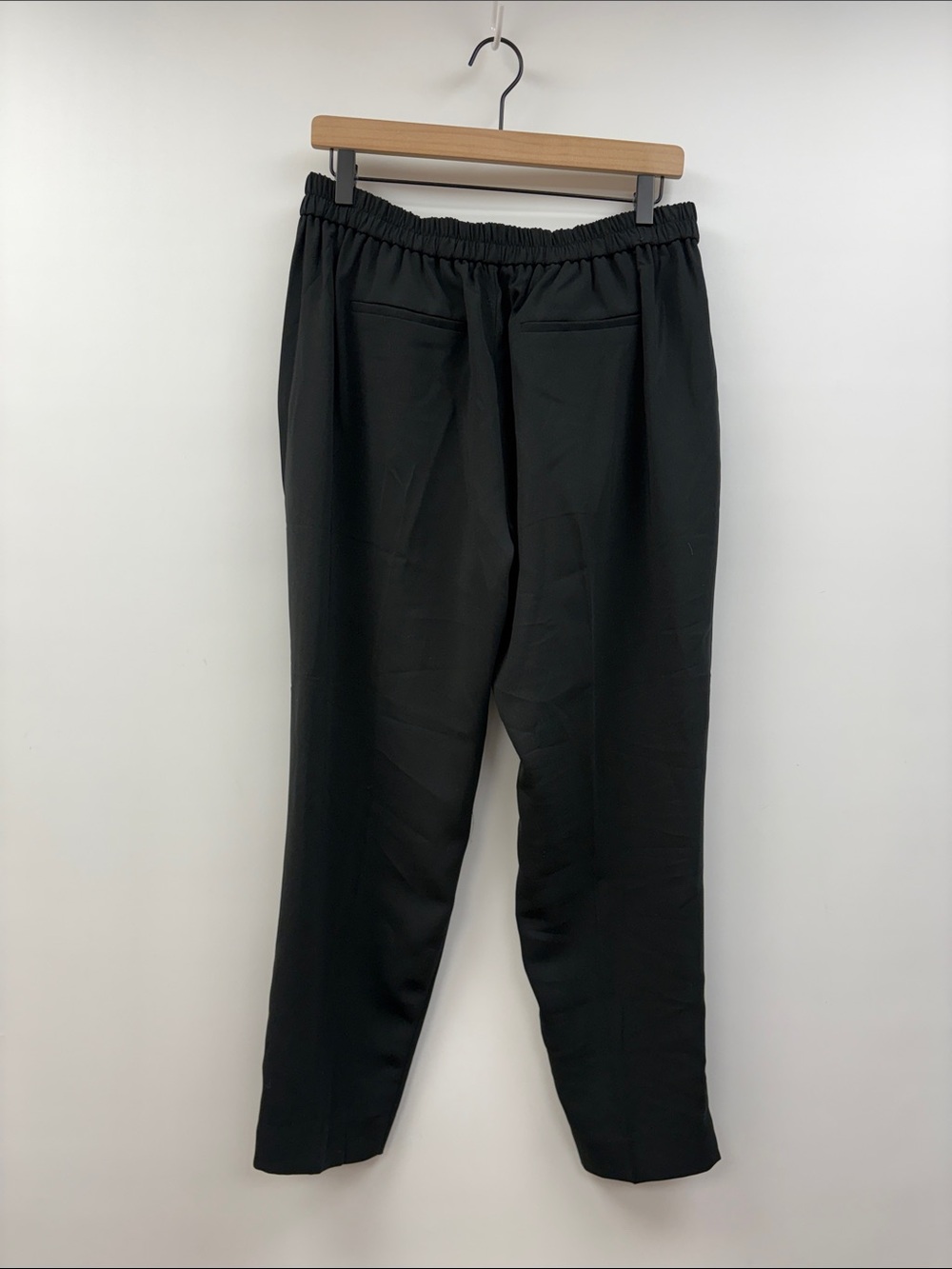 J. Crew Jamie Elastic Waist Pull-On Tapered Trouser Pant Minimalist Black 10 - Picture 6 of 10